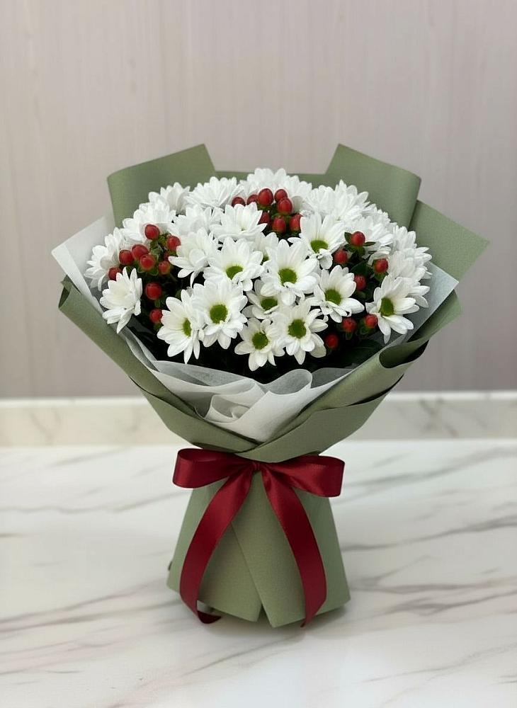 Букет цветов из: Хризантемы в Мирном Архангельской области