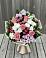 Букет цветов из: Альстромерии, Гвоздики, Розы и Хризантемы в Мирном Архангельской области