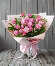 Букет Розовый кустик в Мирном Архангельской области