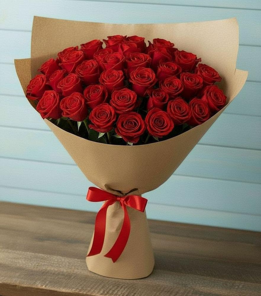 Букет Красные розы Милано в Мирном Архангельской области