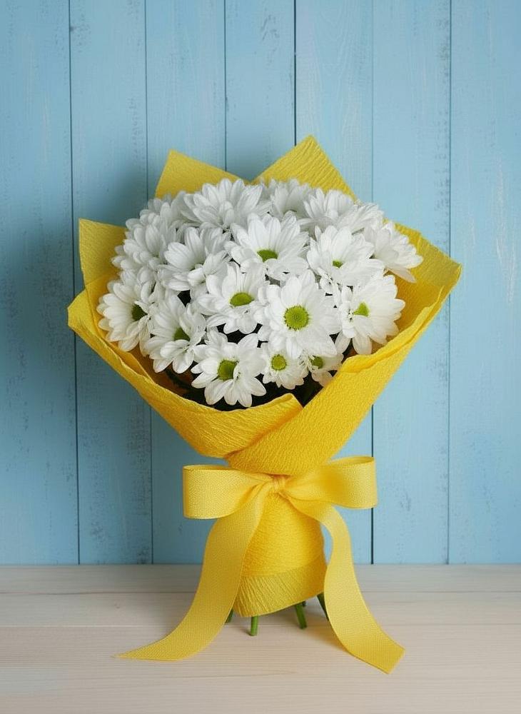 Букет цветов из: Хризантемы в Мирном Архангельской области