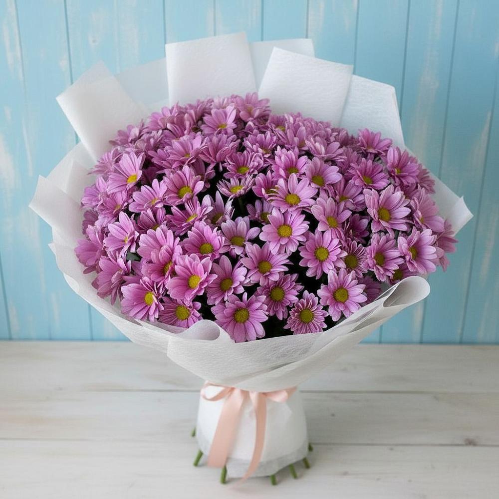 Букет цветов из: Хризантемы в Мирном Архангельской области