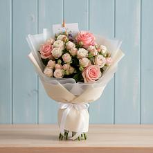 Букет цветов из:  Розы #REPLACE_PRED# Мирном Архангельской области