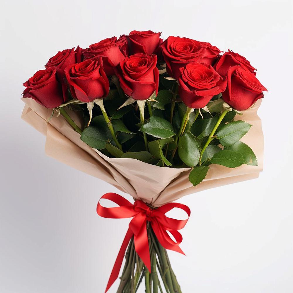 Букет 11 Красных роз Эдлесс Лав в Мирном Архангельской области